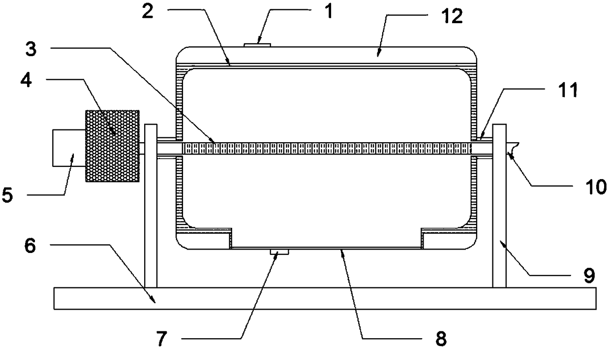 Grain drying equipment with rapid cooling function