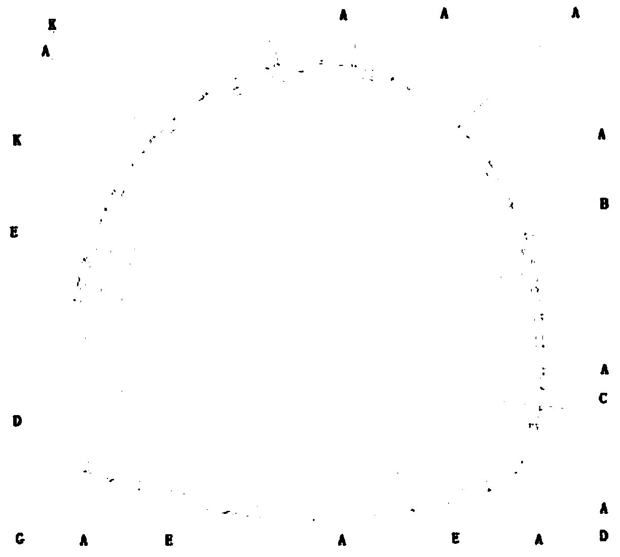 Construction method of temporary support for tunnel face of rear hole of double-arched tunnel