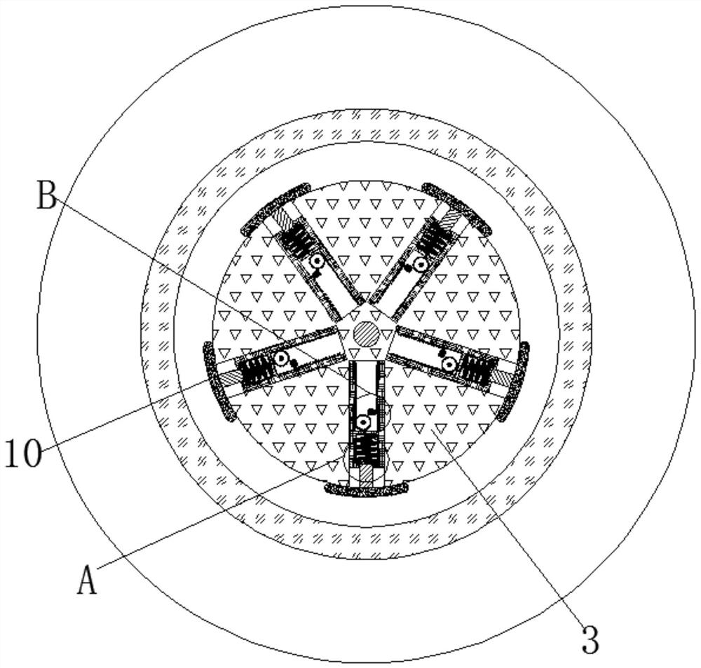 Convenient-to-use fixing device for machining and polishing outer ring of hardware bearing