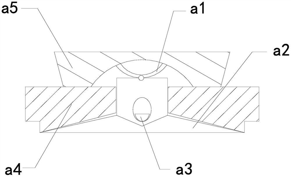 Rod-shaped piezoelectric material mounting equipment