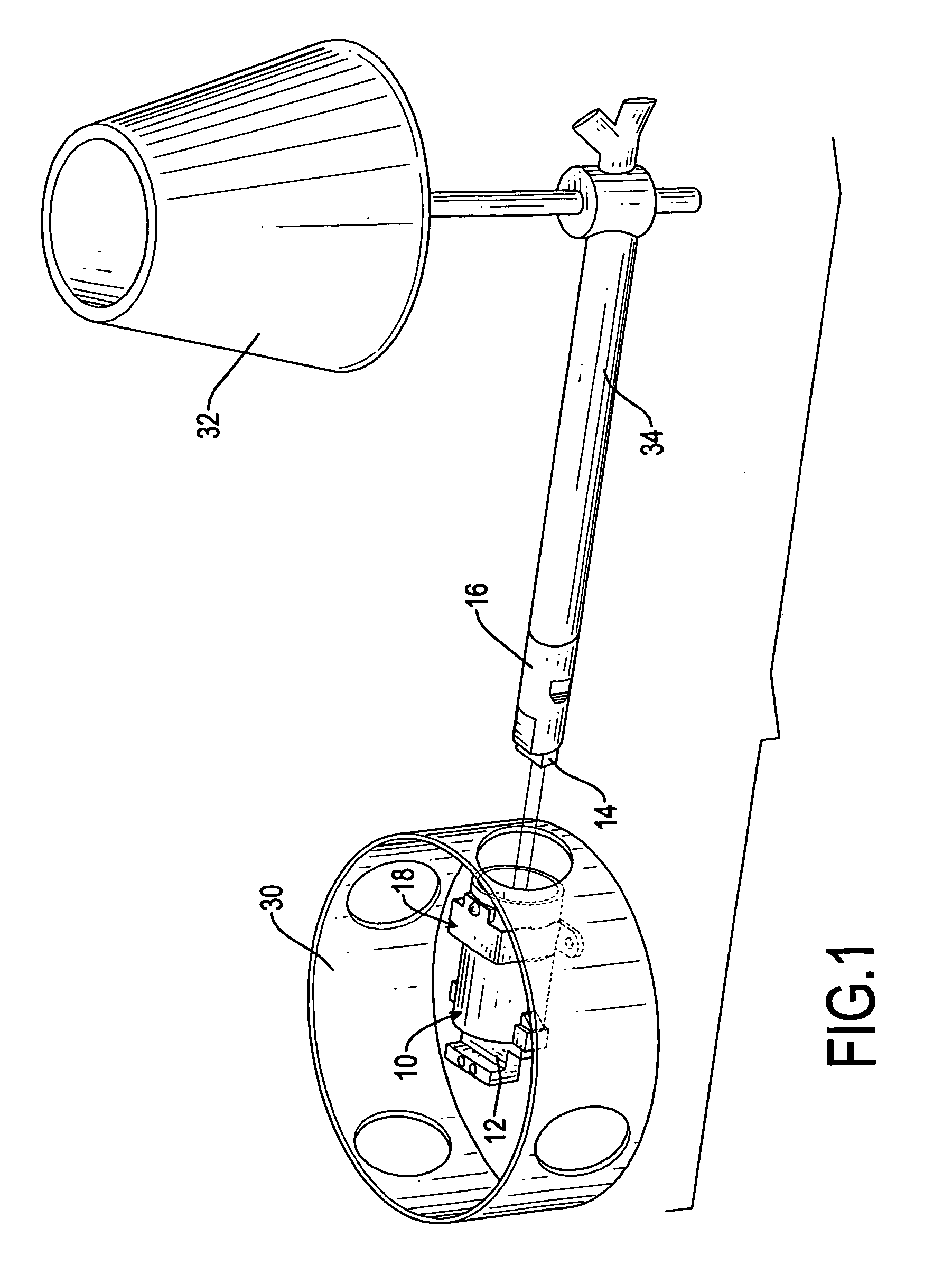 Connector assembly for a lamp on a pendent lamp