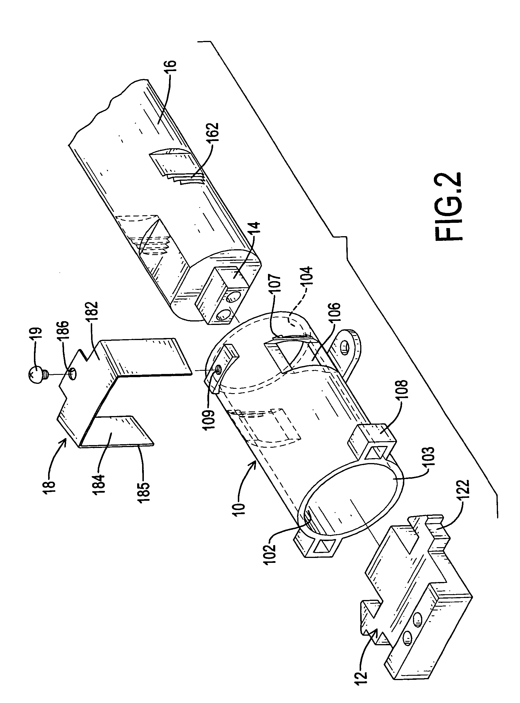 Connector assembly for a lamp on a pendent lamp