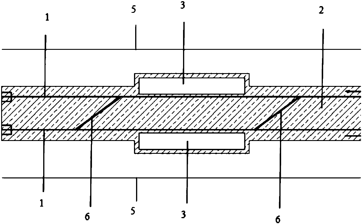 Rail transit turn-round track arrangement structure