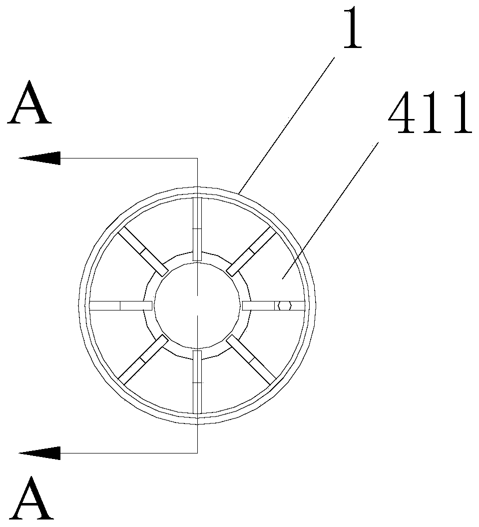 Hydraulic jet infinite-stage fracturing device and fracturing method