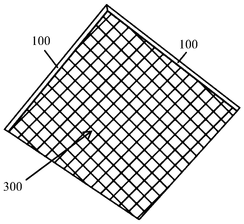 Semi-open type reclamation sludge mudflat and mudflat building method thereof