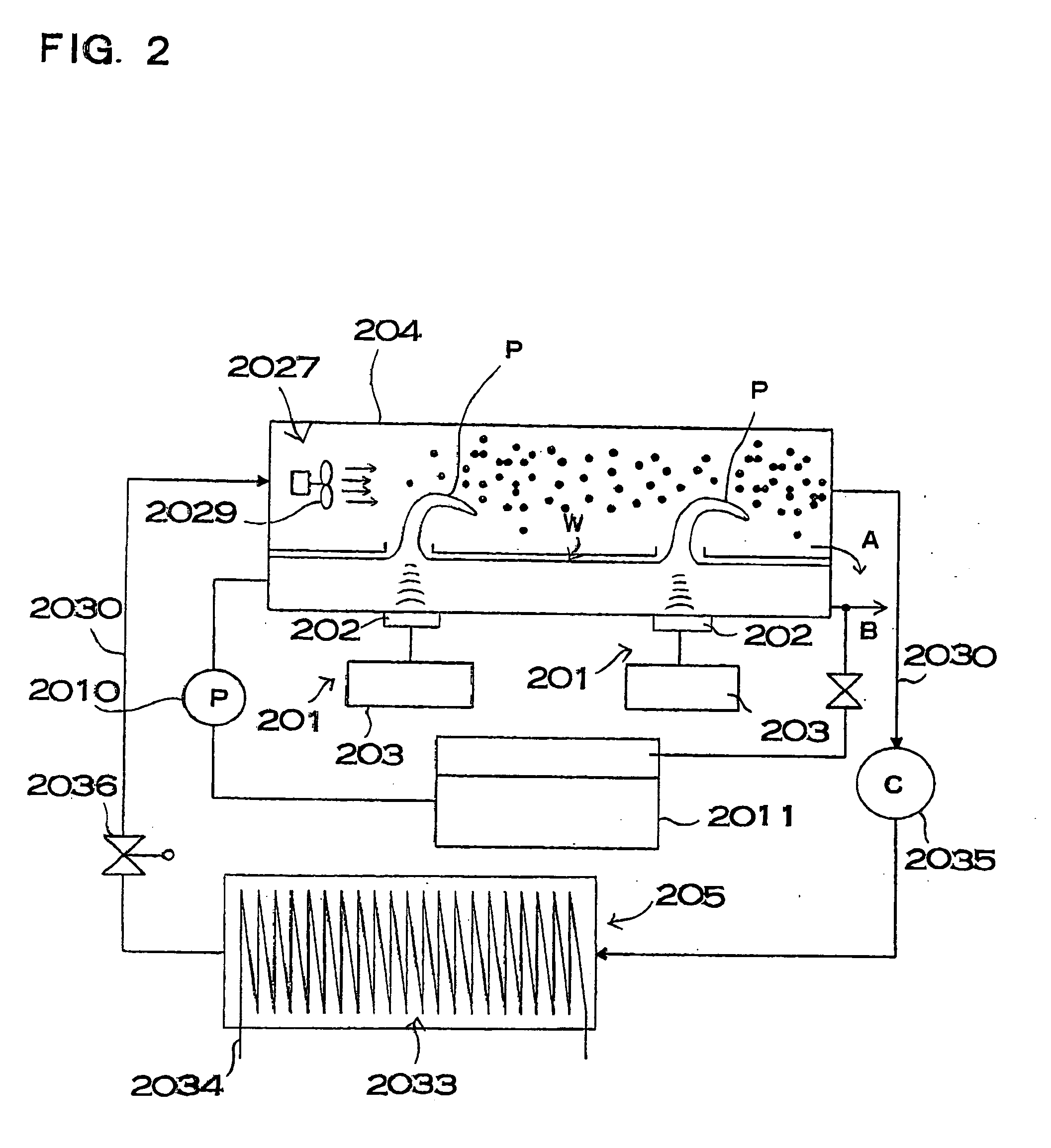 Method and apparatus for concentrating a solution