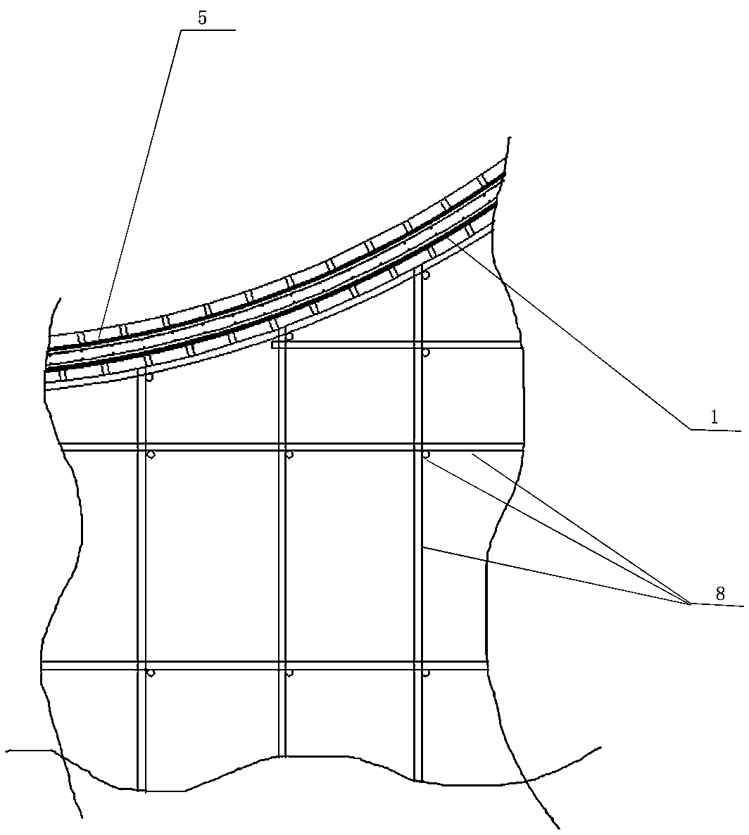 Concrete Construction Method for Curved Roof