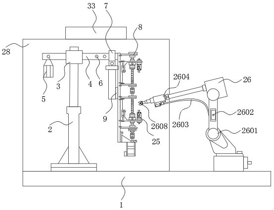 Spraying device with quick drying function for production of steel sheets of windscreen wipers