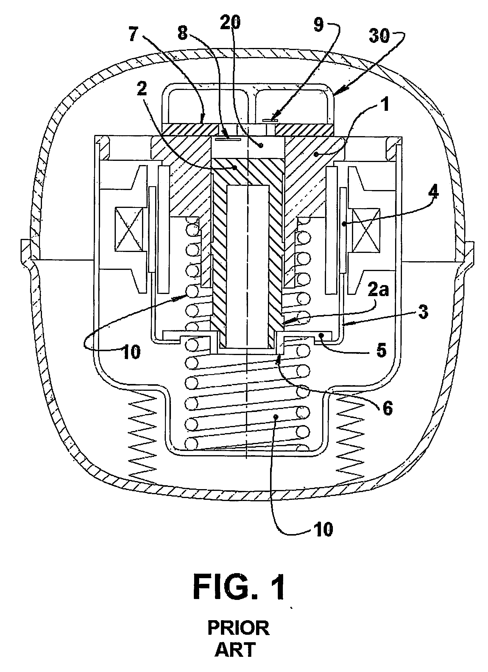 Reciprocating compressor driven by a linear motor