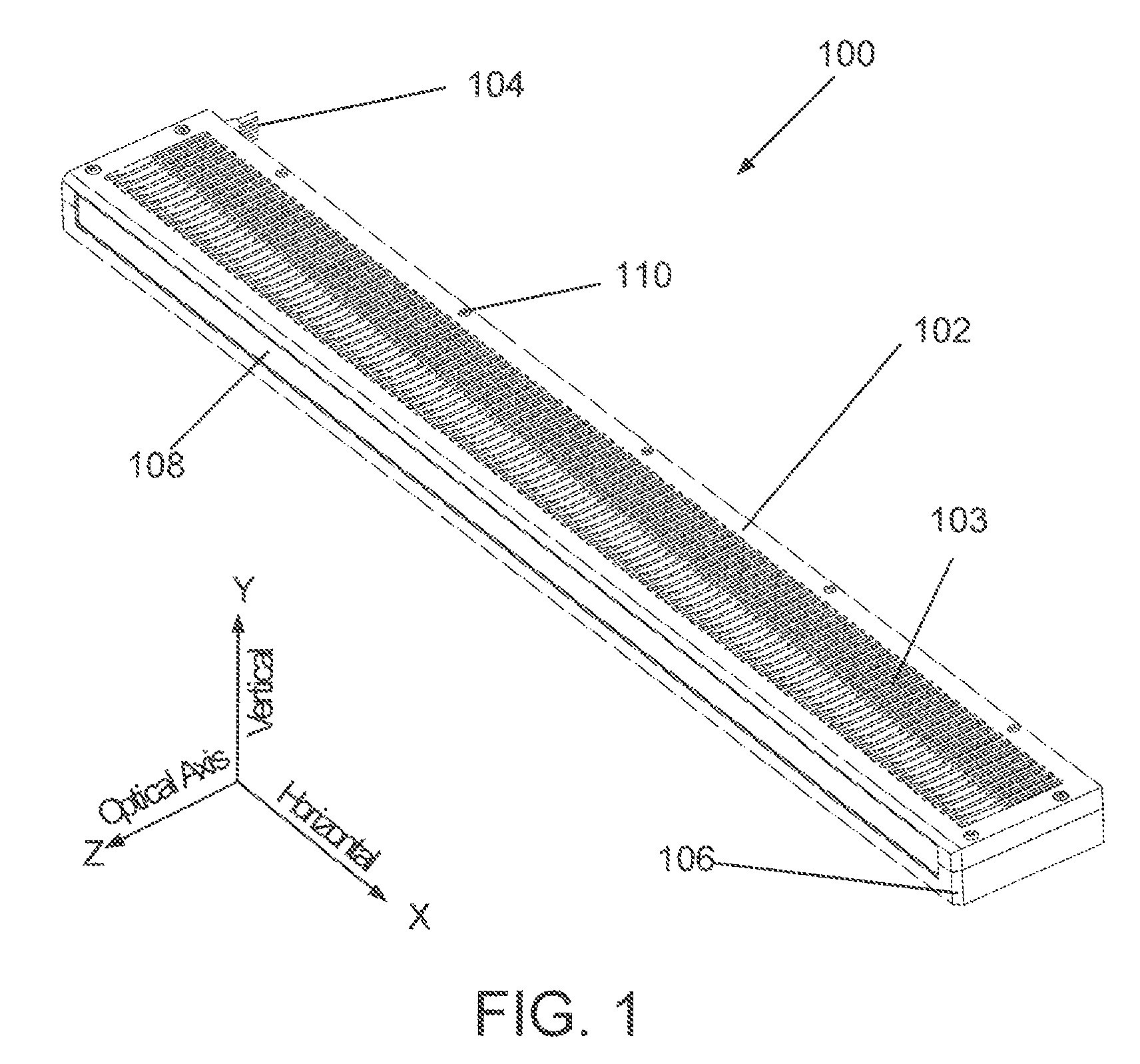 Light emitting diode linear light for machine vision