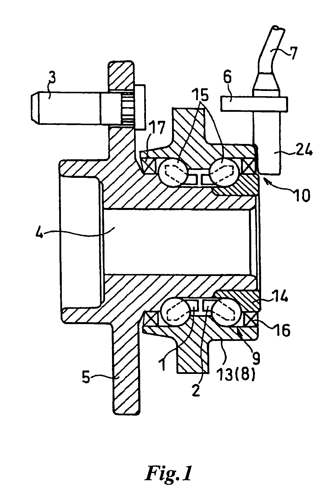 Tone wheel testing apparatus and its test method