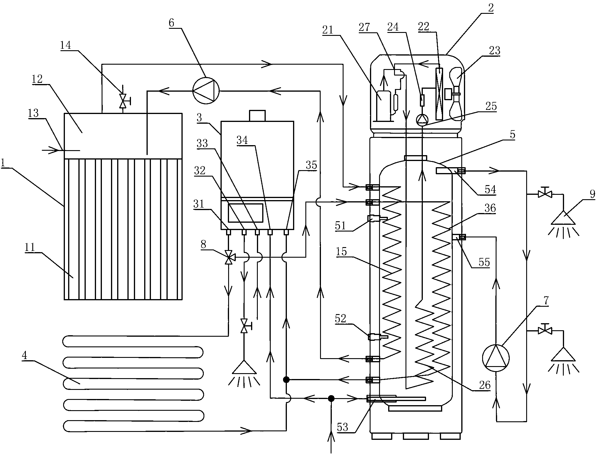 Multi-energy integrated water heating system