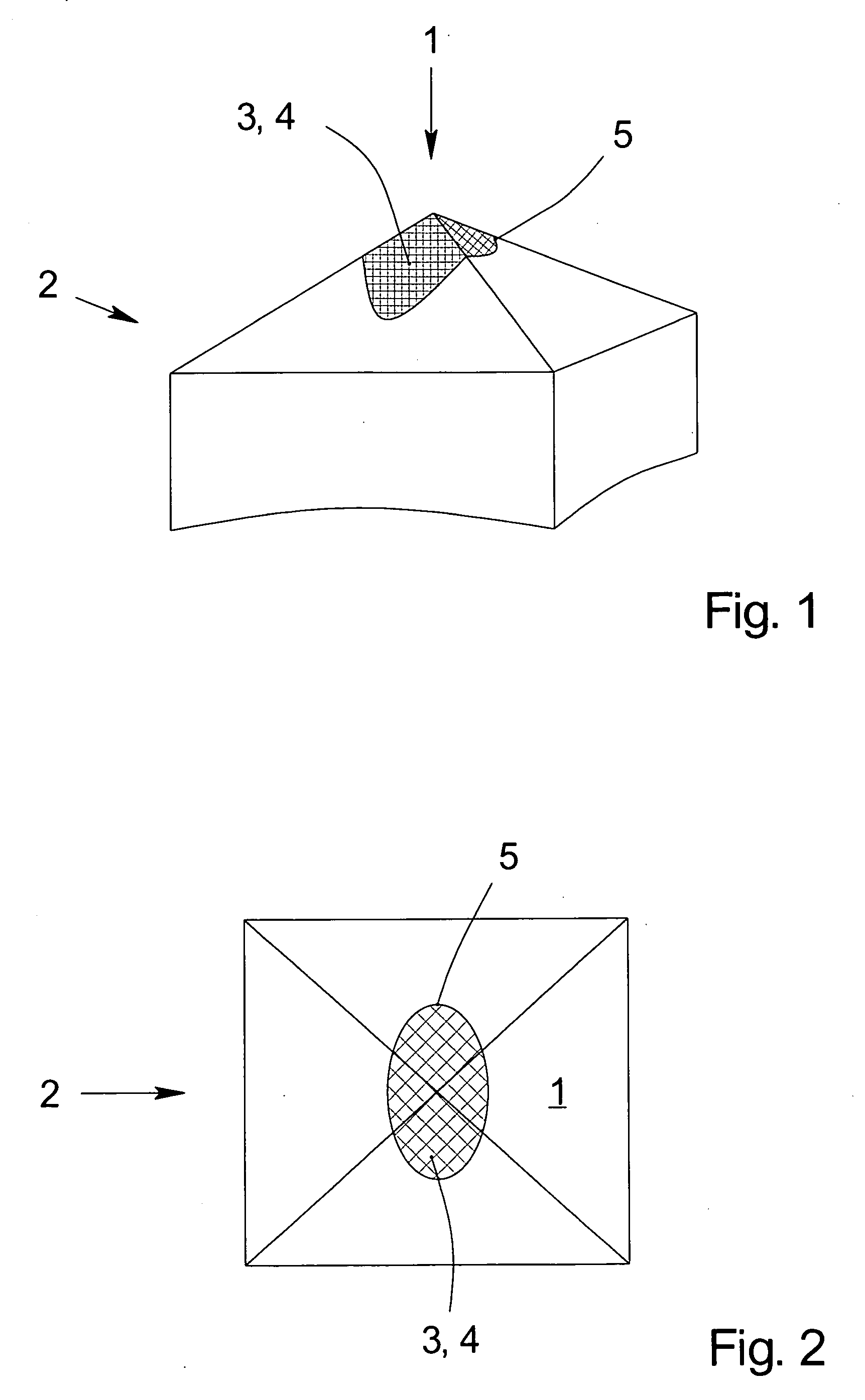 Method for using visible surfaces as advertising surfaces for aerial image and satellite recordings