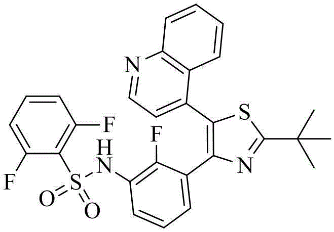 Benzenesulfonamide thiazole kinases inhibitor