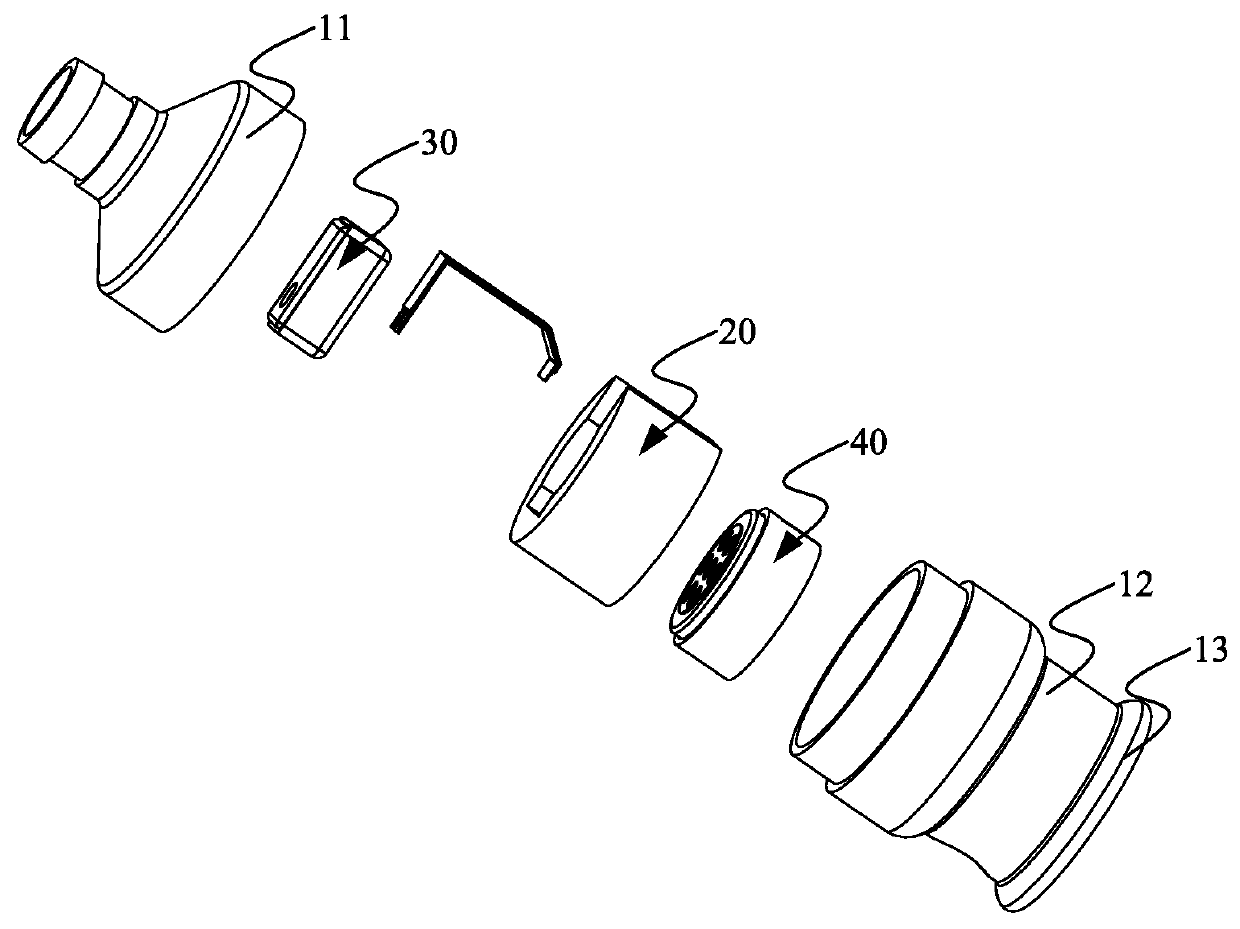 Earphone with dual loudspeakers