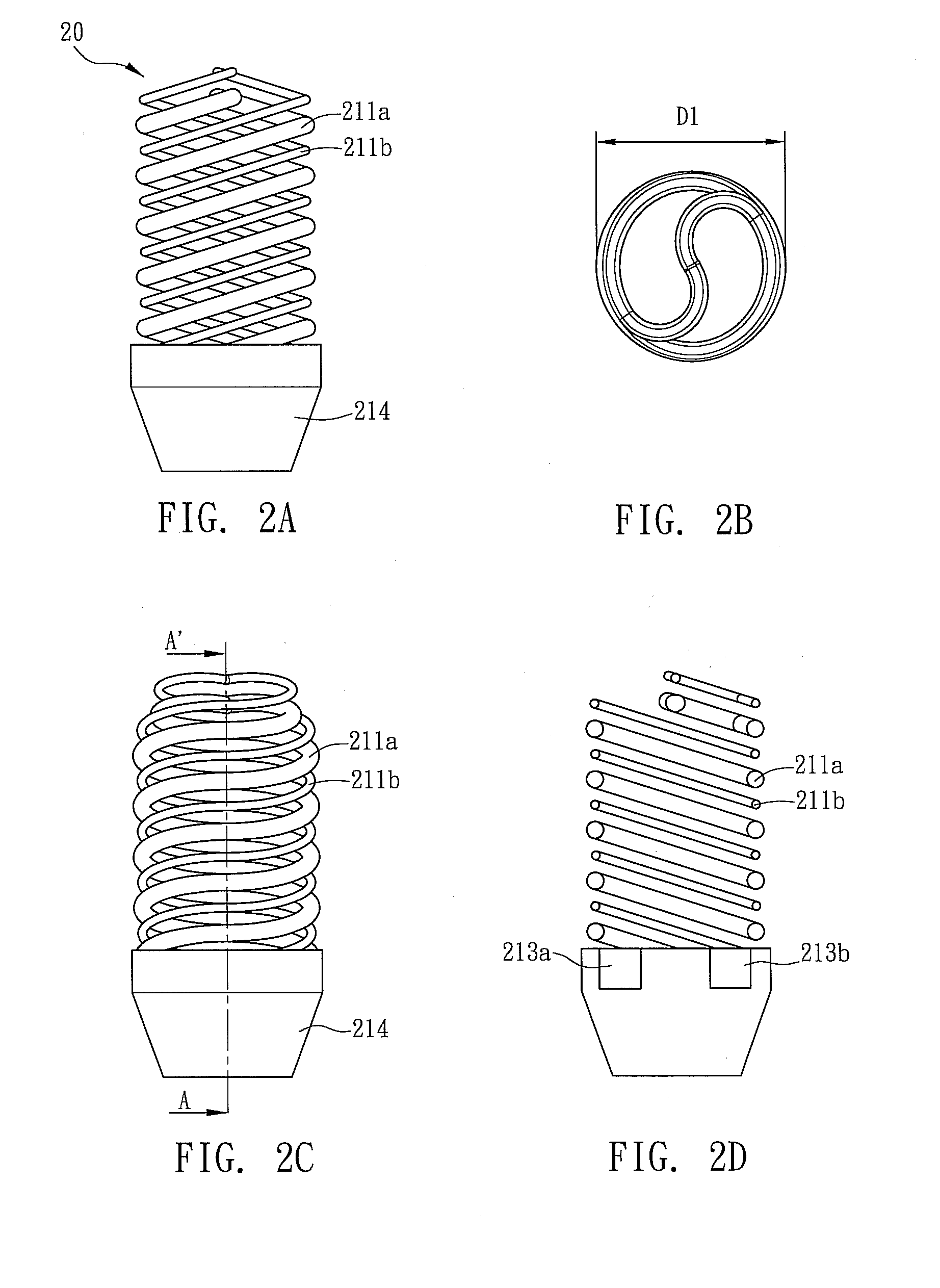 Fluorescent lamp with adjustable color temperature