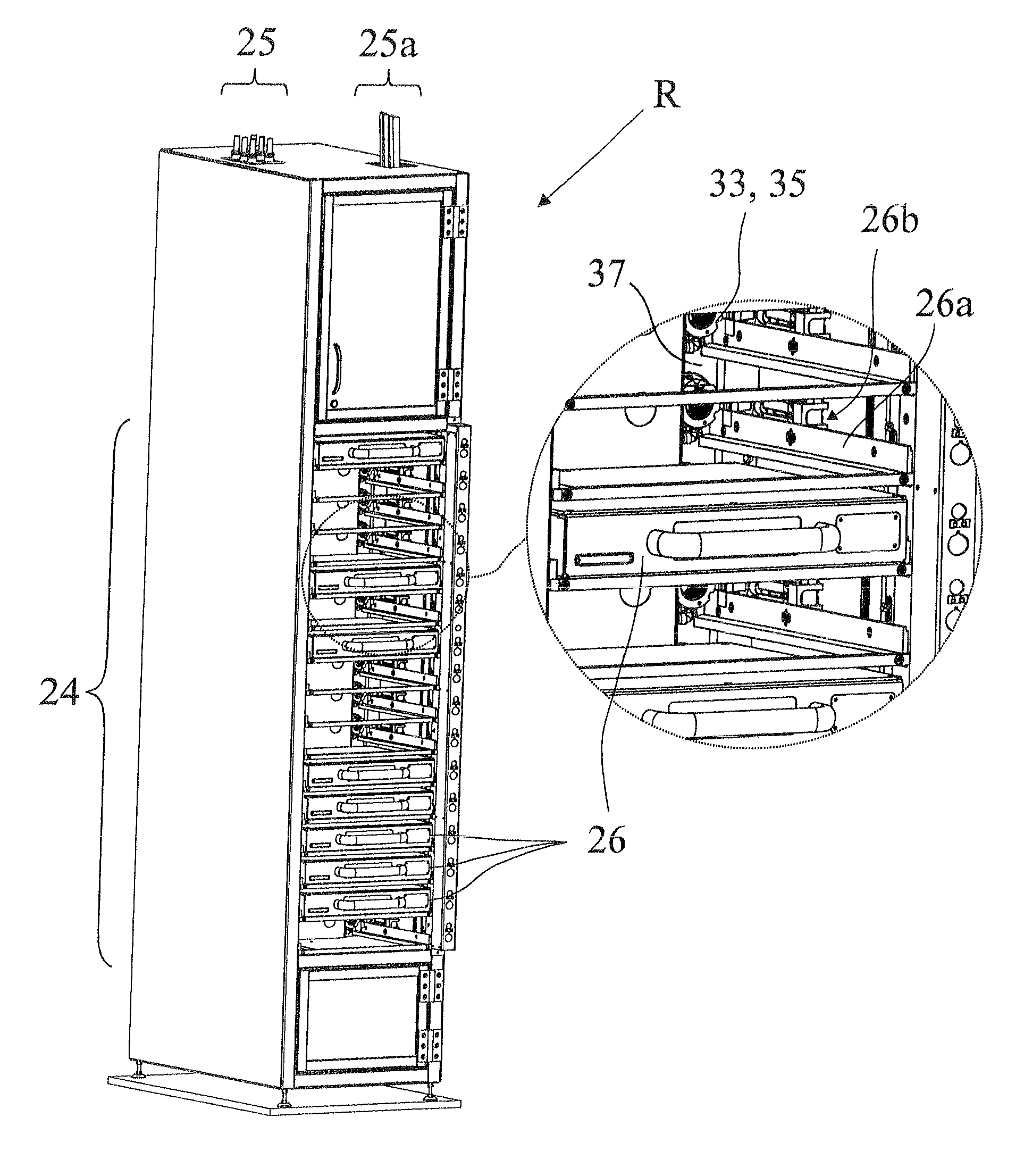 Device for providing connection elements