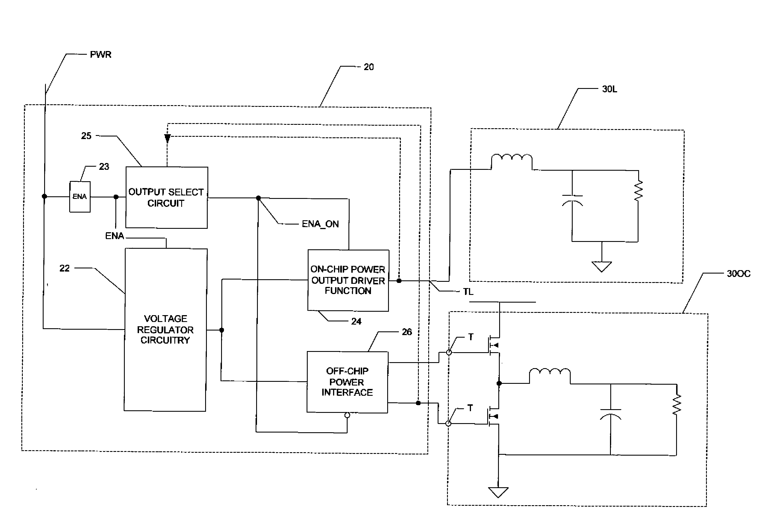 Regulator with Automatic Power Output Device Detection