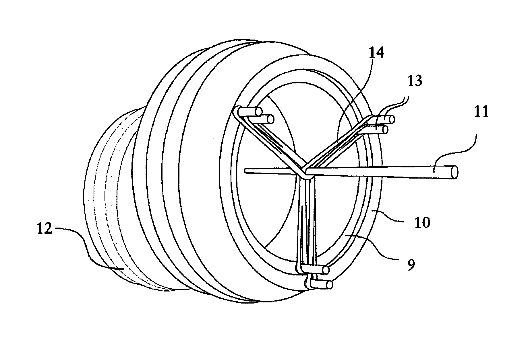 Device for holding and centering elongated objects during rotational surface treatment