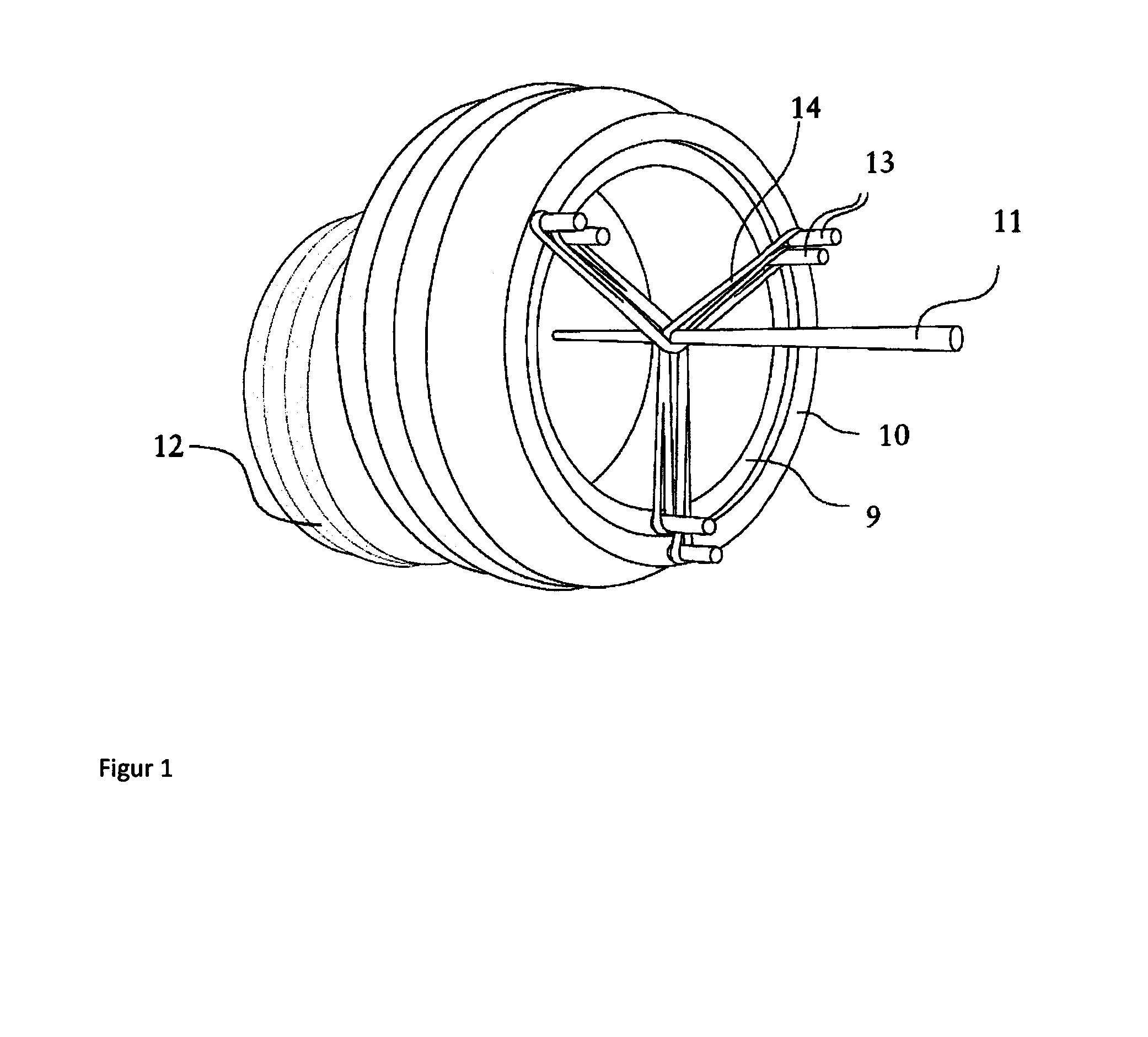 Device for holding and centering elongated objects during rotational surface treatment