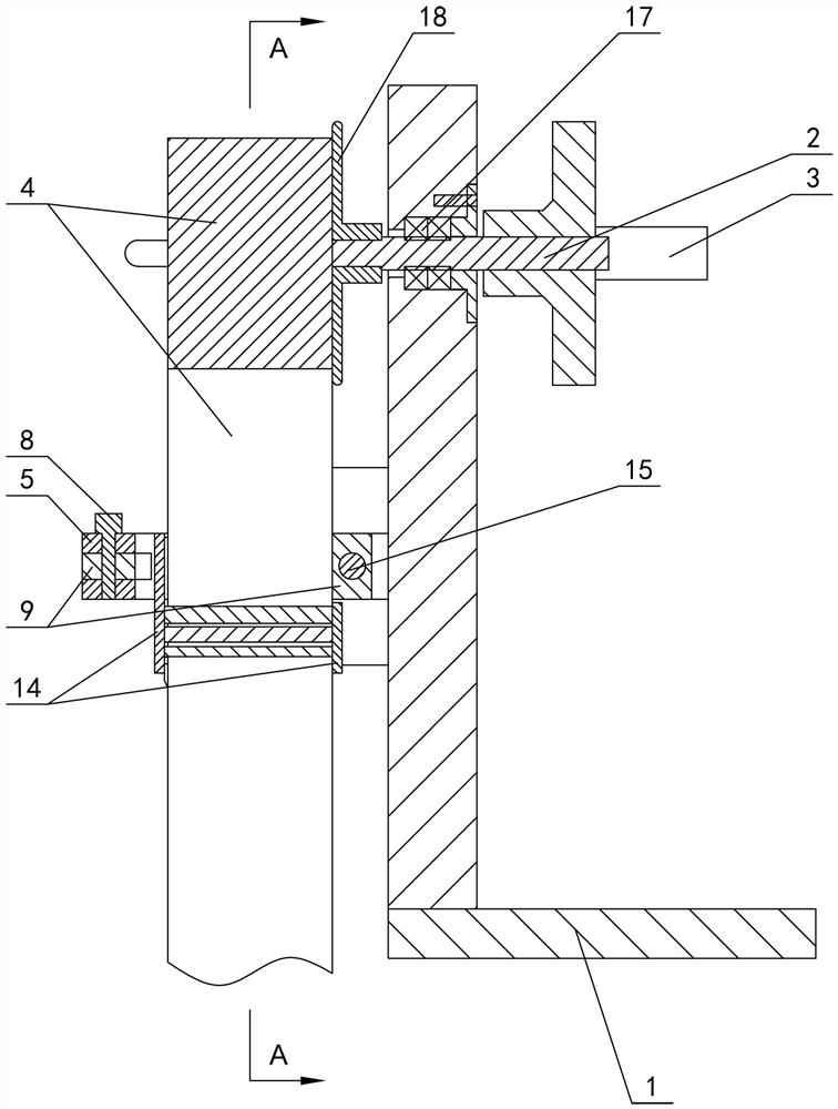 Belt winding and arranging device