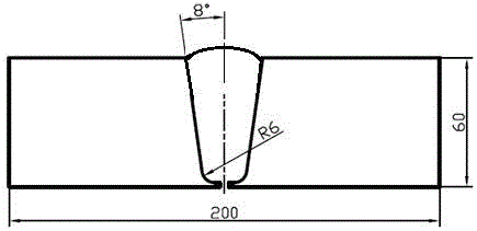 Ultrasonic detection method for thick-walled tube girth weld surface defect diffraction time difference