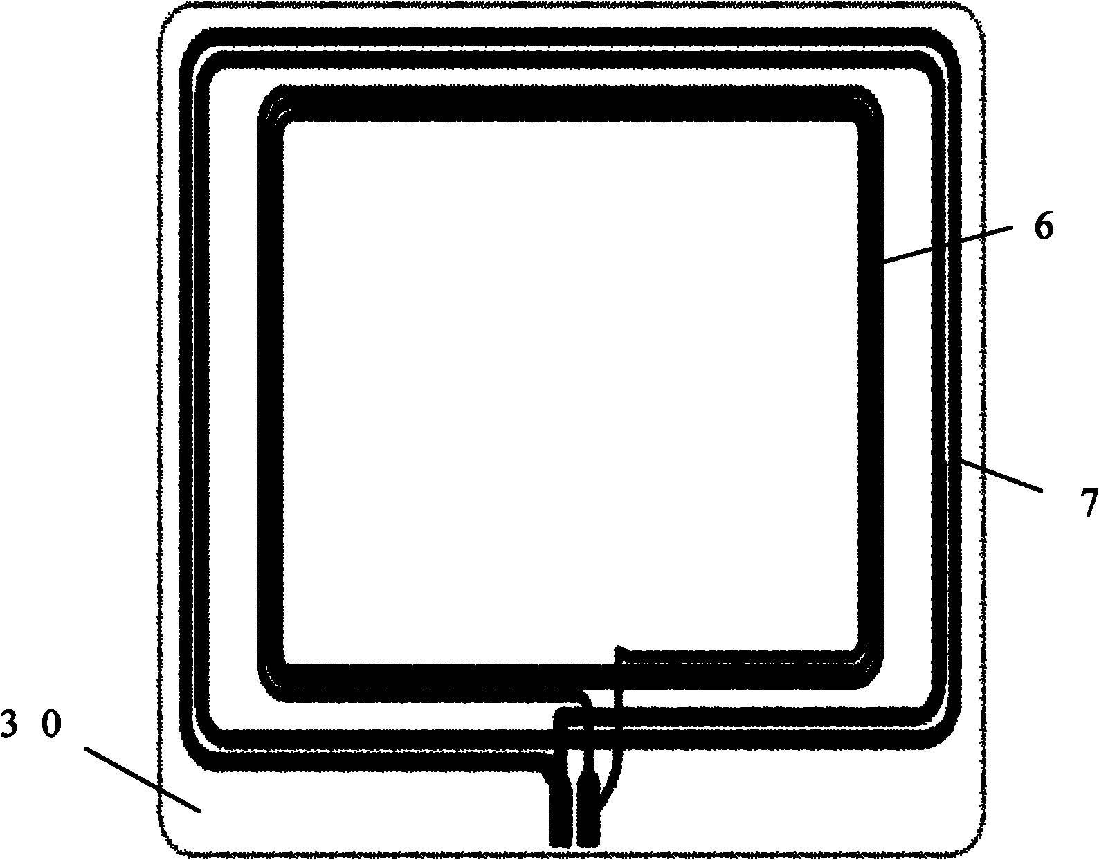 Two-channel coil antenna and device applying same