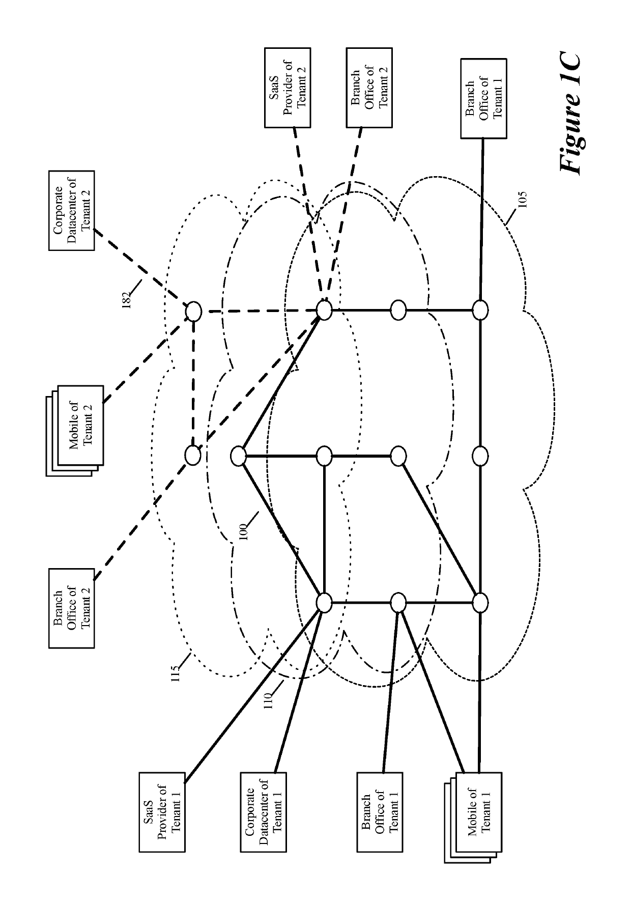Defining and distributing routes for a virtual network