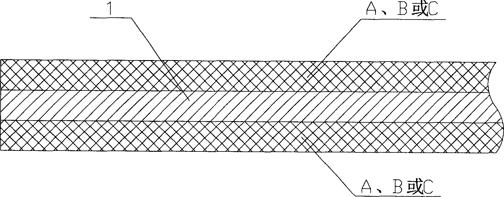 Rubber sealed and shock-reducing sound-absorbent material coated on metal sheet and method for preparing same