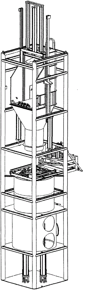 Feeding and pressing mechanism of a steam explosion machine