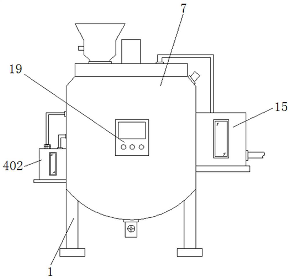 Tailing recycling device for starch glue production