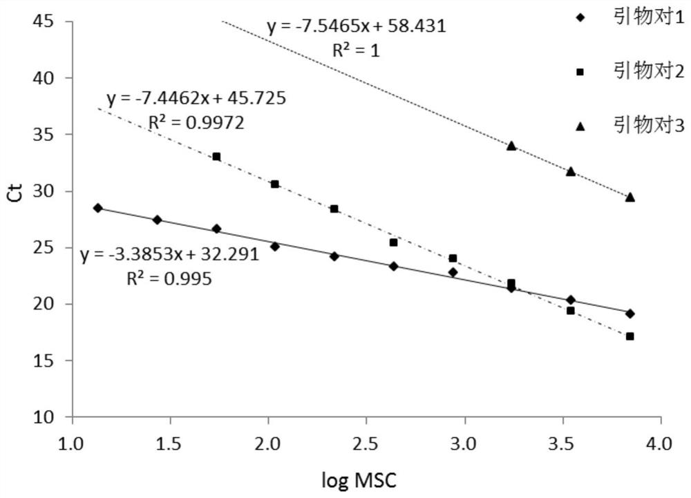 Method for measuring tissue distribution of MSC
