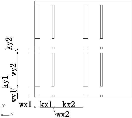 A silicon solar thin film battery based on a double-layer micro-nano two-dimensional multi-tooth resonant grating