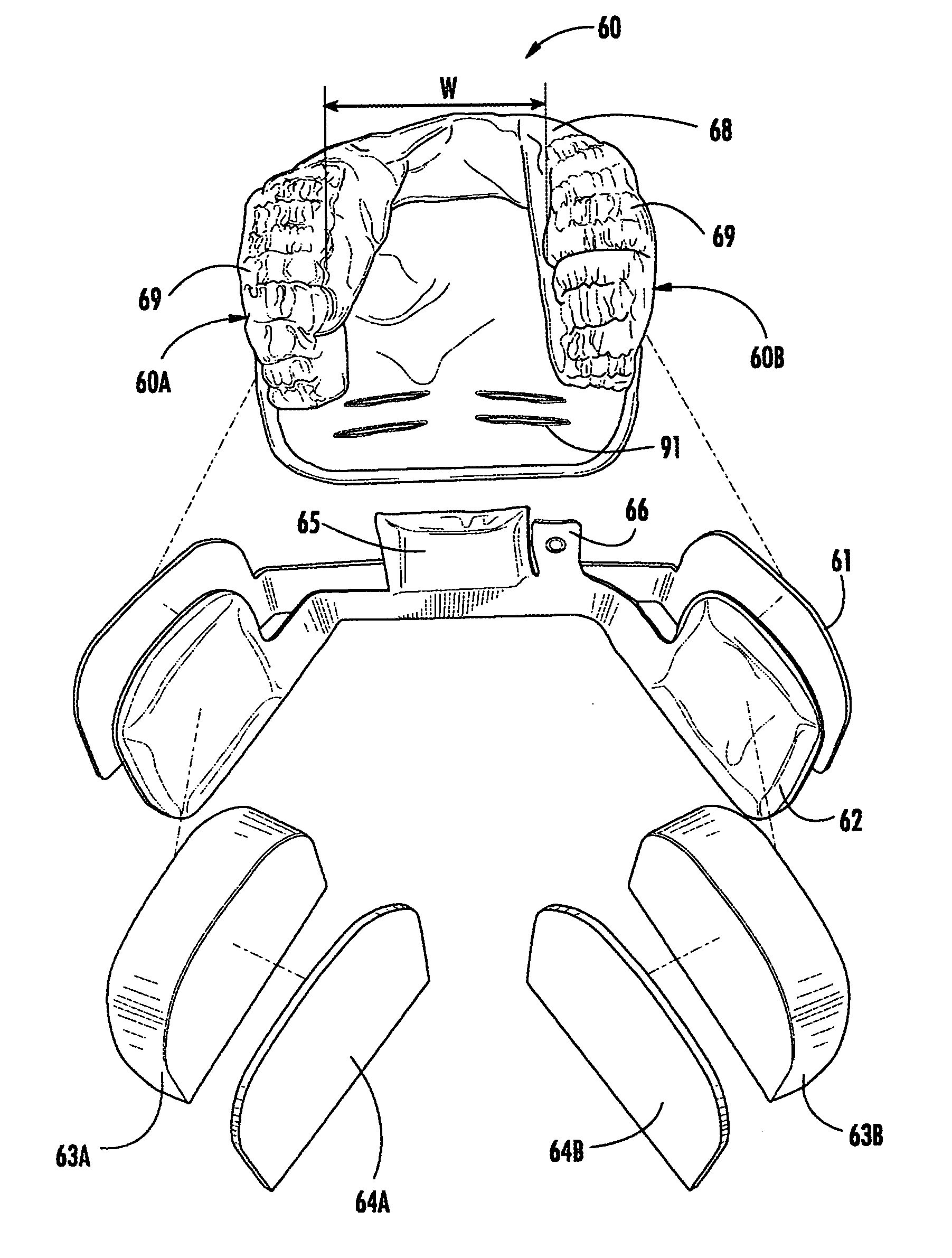 Child safety seat with adjustable head restraint