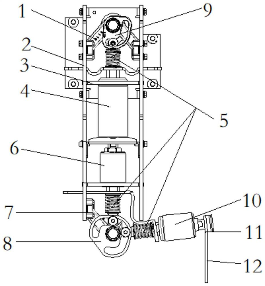 Three-station isolated circuit breaker switch