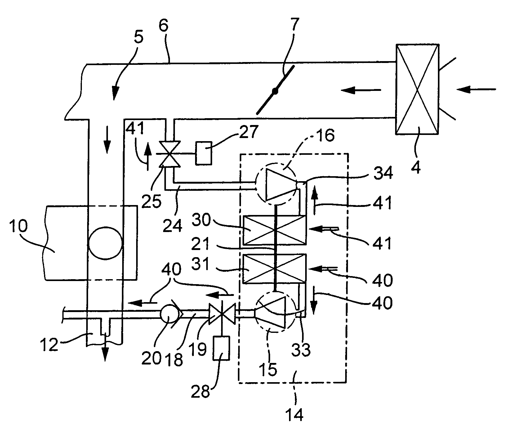 Air supply device for an internal combustion engine