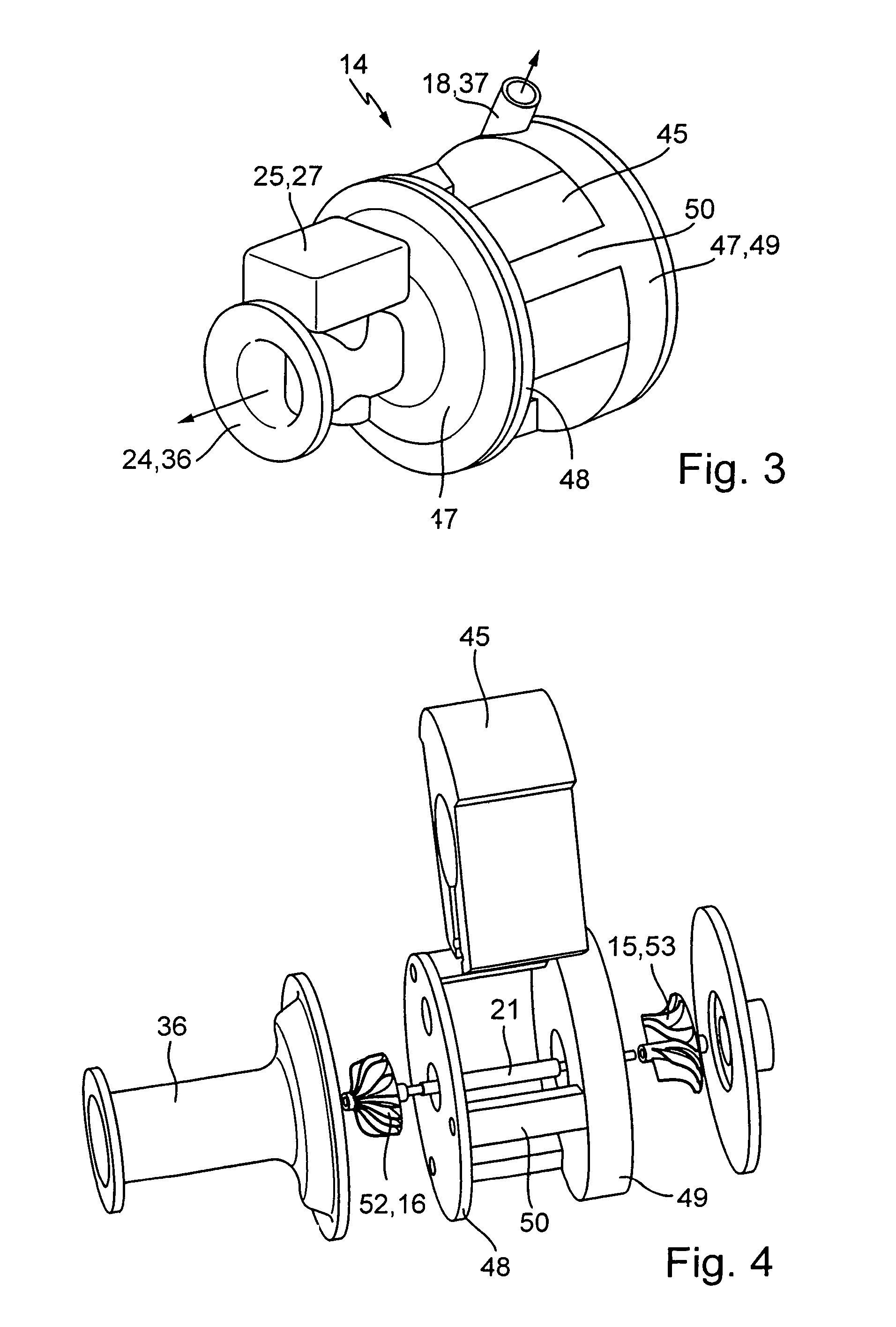 Air supply device for an internal combustion engine