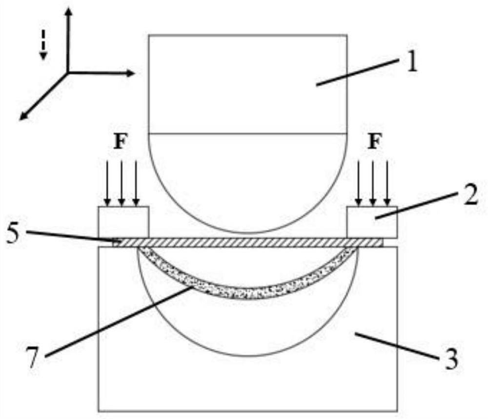 Electromagnetic auxiliary stamping incremental forming process for thin-wall curved-surface light alloy component