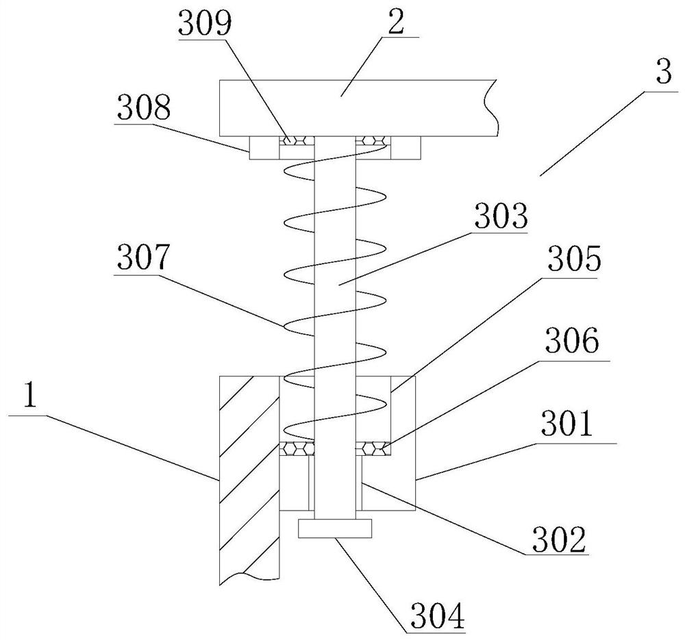 Mechanical buffering device structure