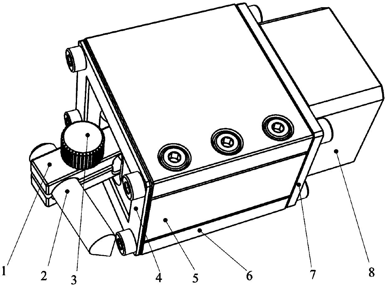 A high-precision diamond pen grinding wheel dresser and its installation method