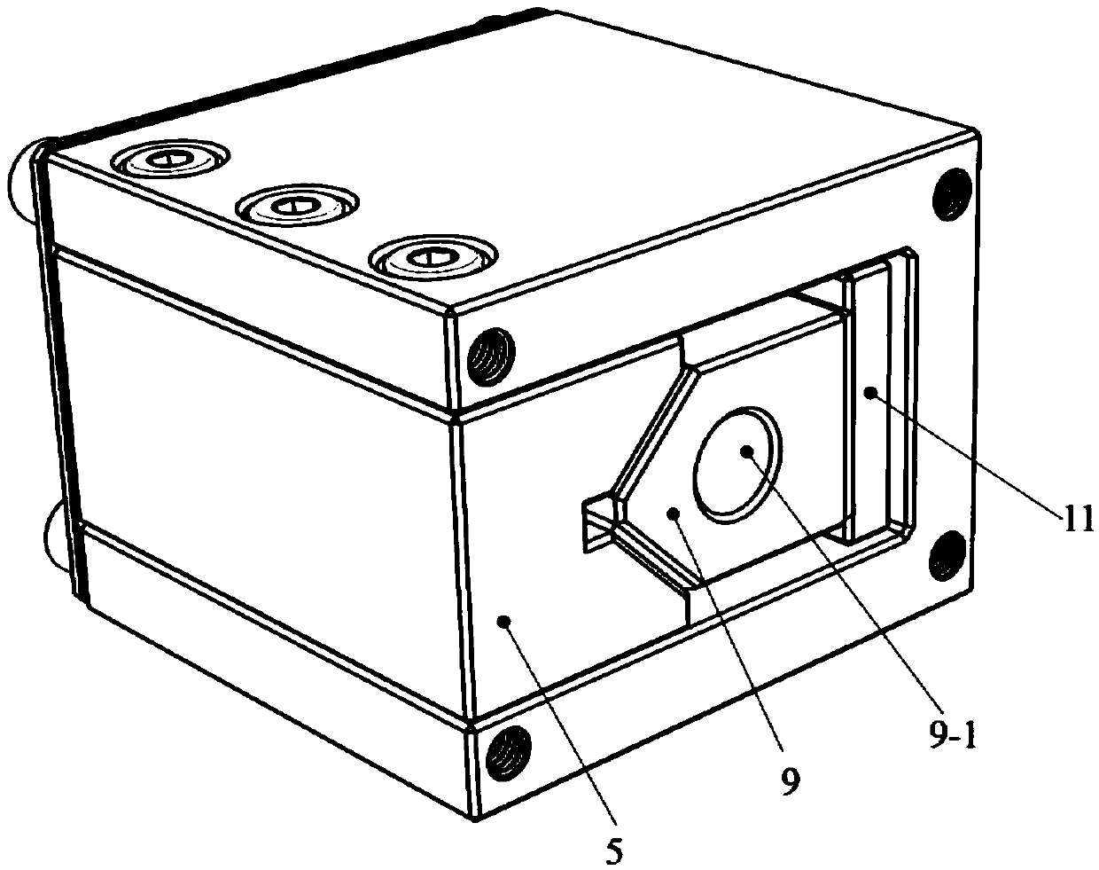 A high-precision diamond pen grinding wheel dresser and its installation method