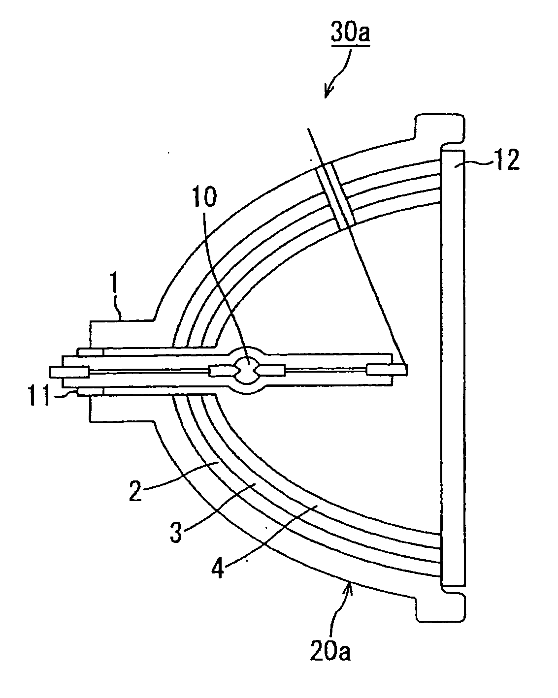Reflector, light source device and projection display apparatus