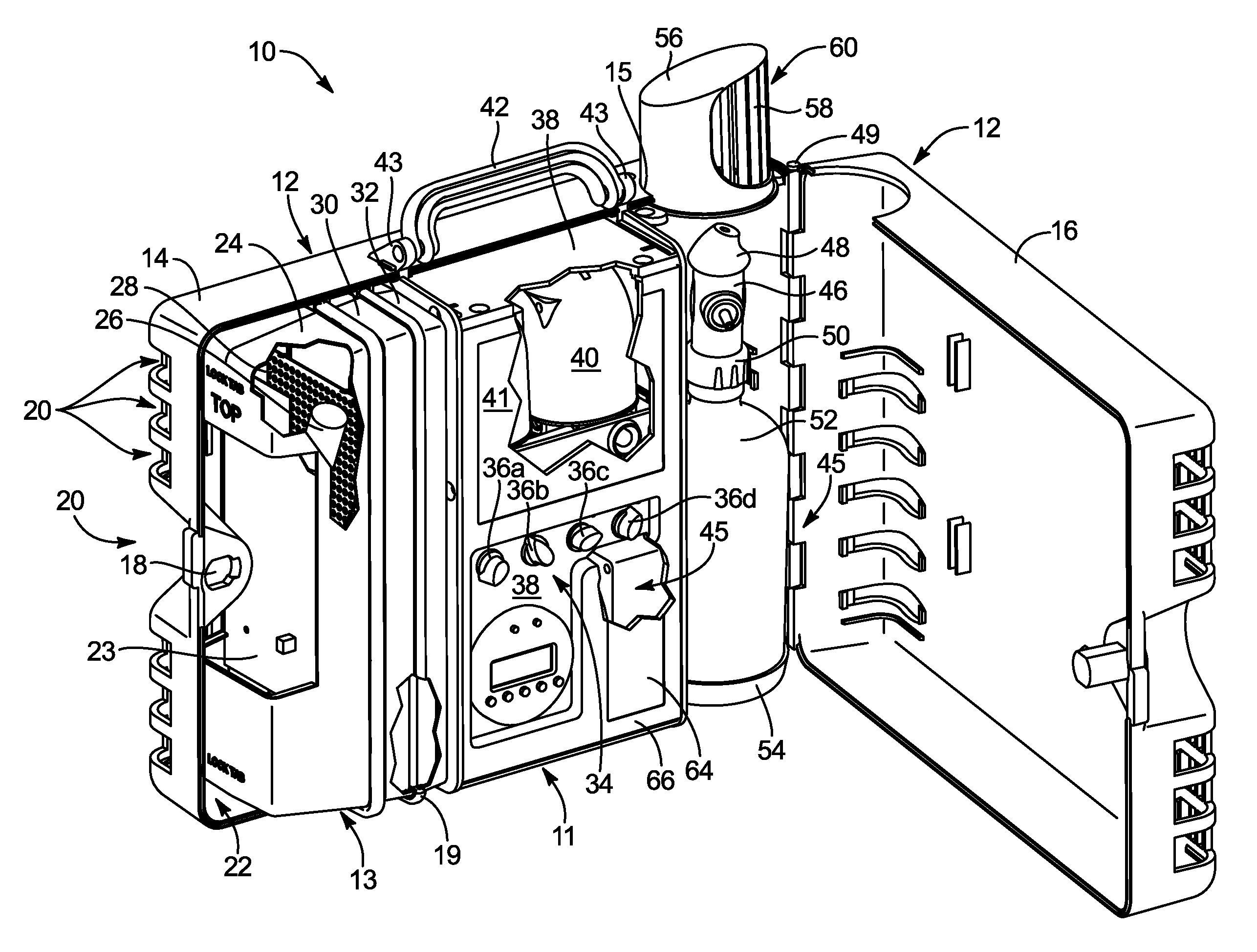 Atomization separating and silencing apparatus and method