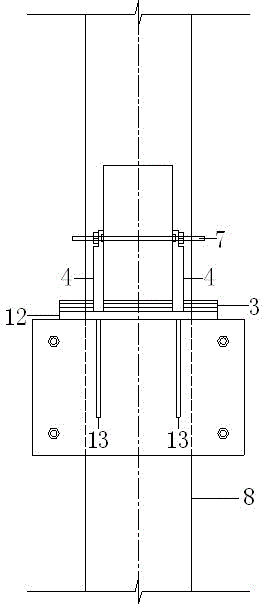 Prefabricated Frame Structure Connection Support Formwork with Adjustable Vertical Height