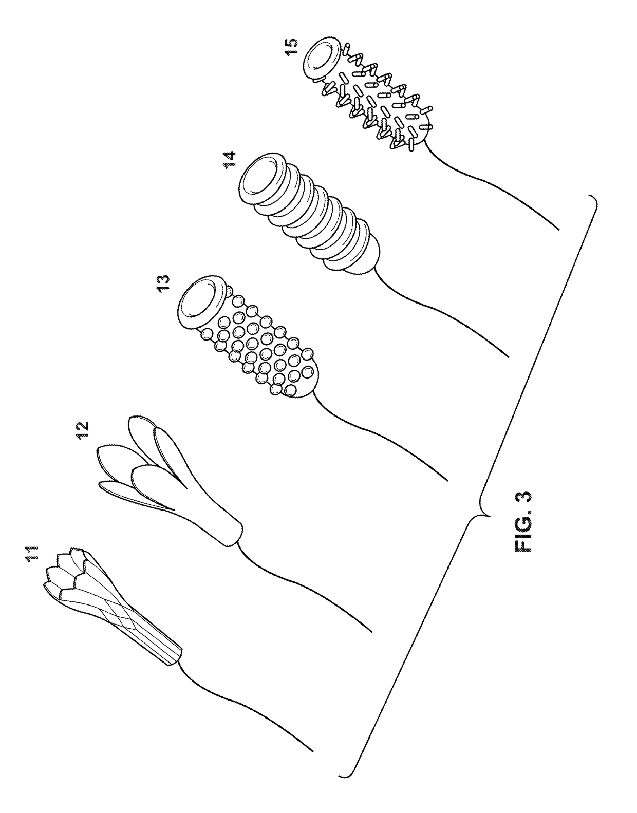 Self-collection device and kit for collecting cervical and vaginal cells