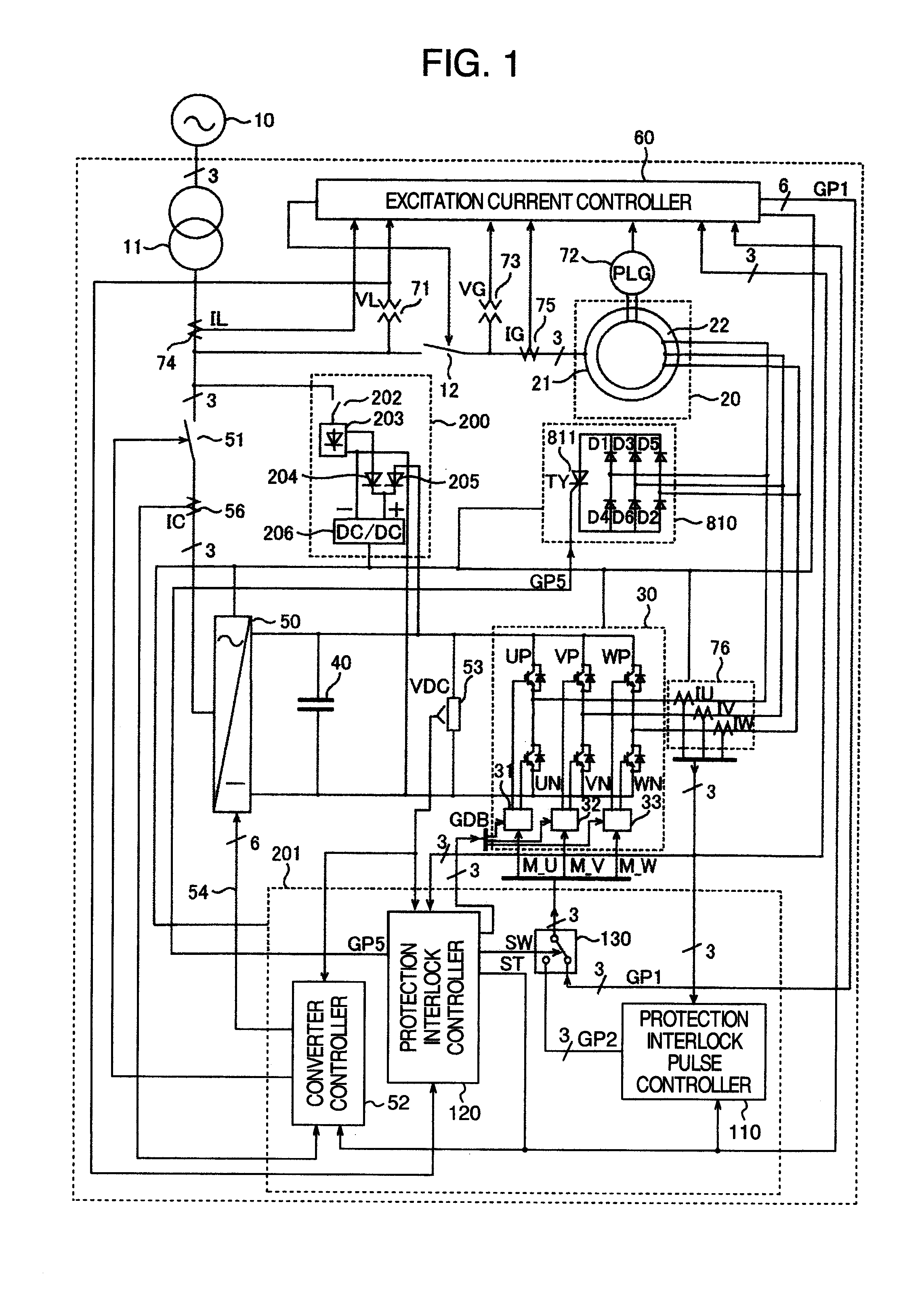 Doubly-Fed Generator and Doubly-Fed Electric Machine