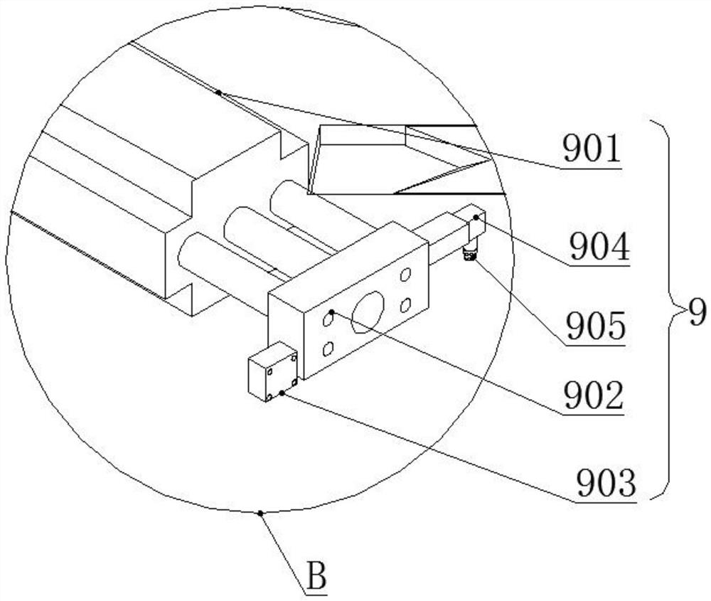 Drilling device for automobile transmission gear production, and production method