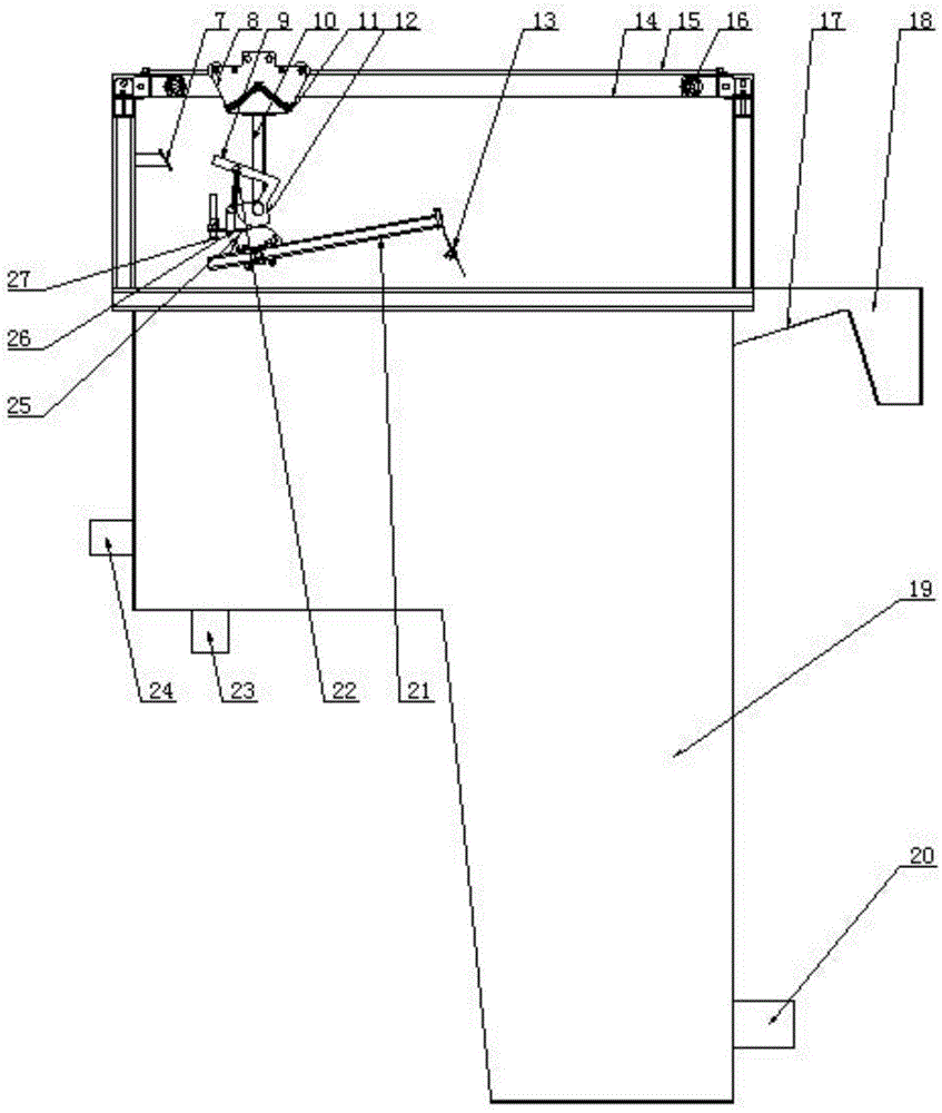 Paint spraying room with deslagging function