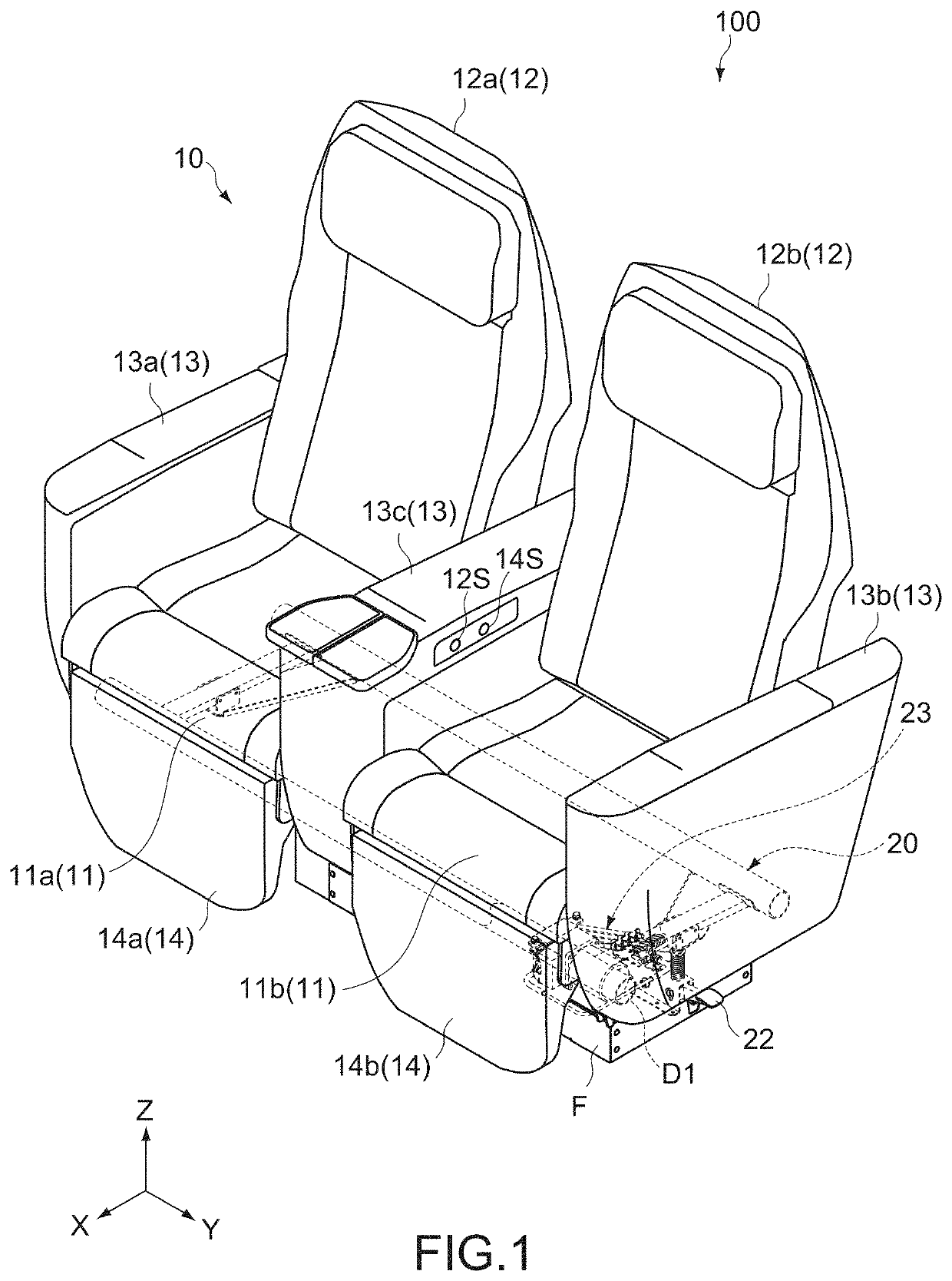Seat apparatus and seat system