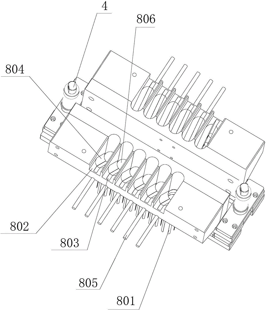 Inner barrel placement device for combined fireworks